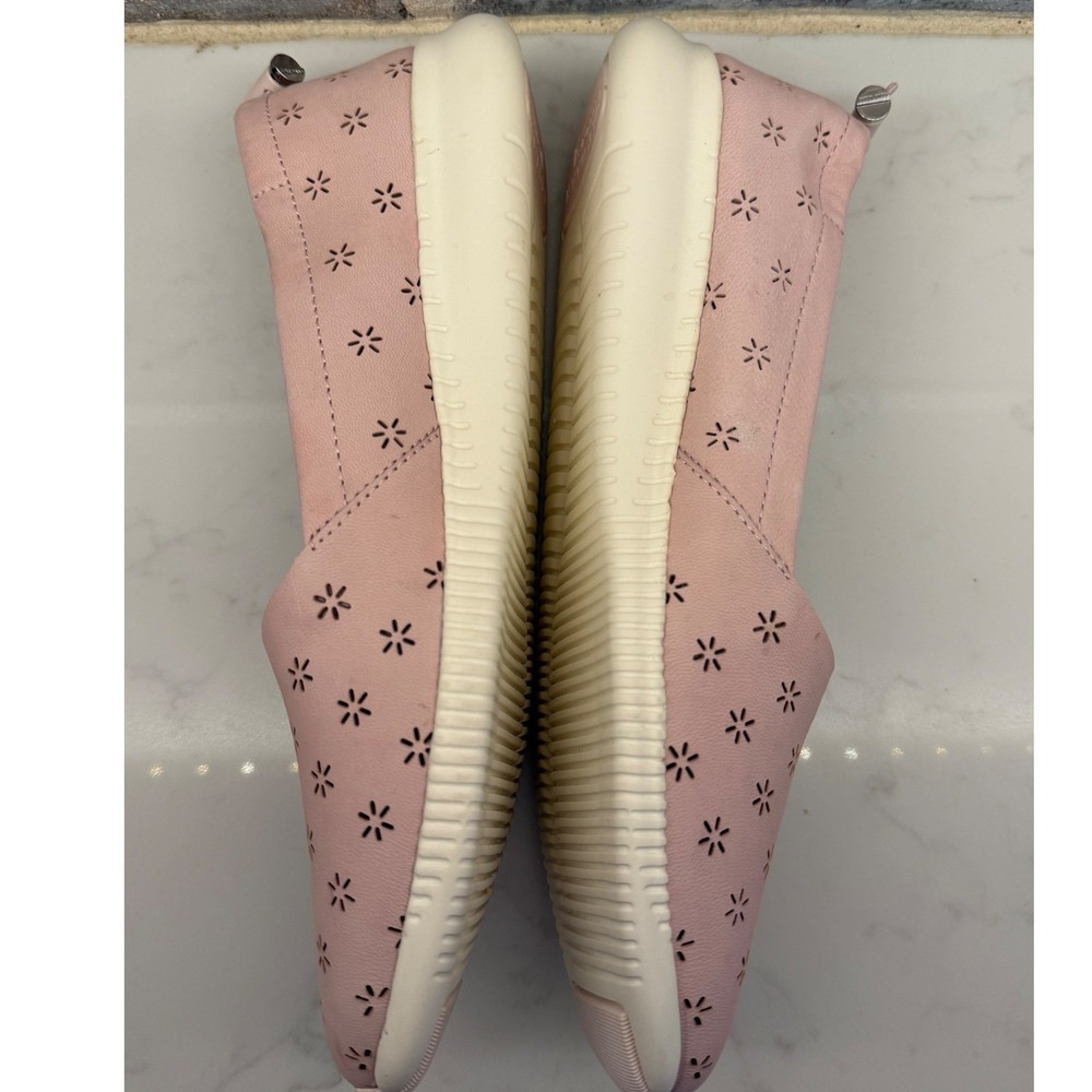Cole Haan StudioGrand Pink Laser Cut Perforated Slip On Sneakers W10395B 9.5B - Picture 4 of 8